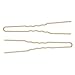Marilyn Faye's U-Shaped Crinkled Hair Pins (Set of 12) (3 inch, Blonde)