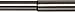 Umbra Aristotle 1-Inch Drapery Rod for Window, 120 to 170-Inch, Pewter
