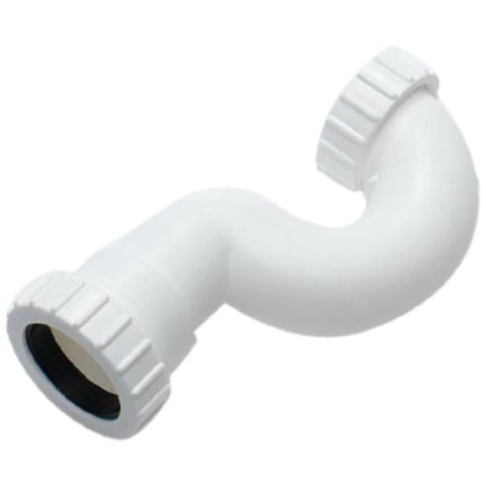 Merriway® BH01582 Shallow Bath/Shower Traps, 40mm (1.1/2 inch) White