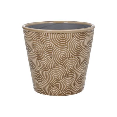 Gisela Graham Sand Spiral Plant Pot - Small