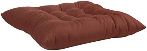 Square Cotton Seat Cushion Buttocks Chair Cushion Pads (Coffee)