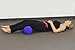 YogaAccessories Small Junior Sized Round Cotton Yoga Bolster - Purple