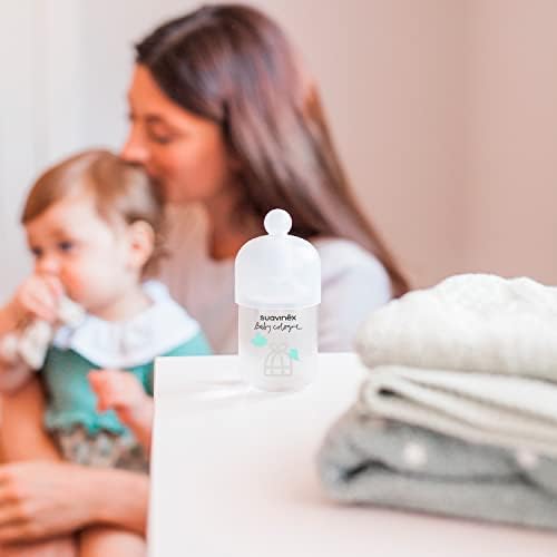 , Baby Cologne Clásica, Colonia para Bebé Baja en Alcohol, No Mancha la Ropa, Fresca, Aroma Delicado, con Vaporizador, 100 ml
