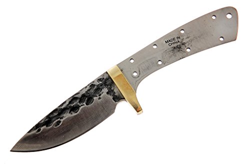 SCF801 Knife Blank Hammered Desert Drop Point Skinner