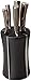 La Cote 5 Piece Chef Knives Set Japanese Stainless Steel Wood Handle with Block (Pakka Wood Zerba with Block)