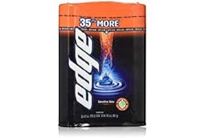 JUSTSWAG Edge Shave Gel Sensitive Skin with Aloe, 9.5 oz, 3 Pack