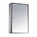 HOMCOM Bathroom Mirrored Cabinet, Vertical 16