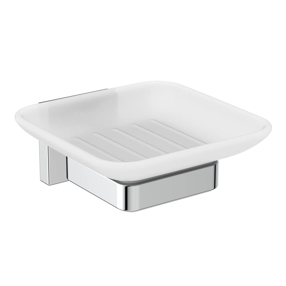 Ideal Standard IOM Square Wall Mounted Soap Dish And Holder, E2201AA