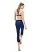 TSLA TM-FYC32-NVY_Small Yoga Pants High-Waist Tummy Control w Hidden Pocket FYC32
