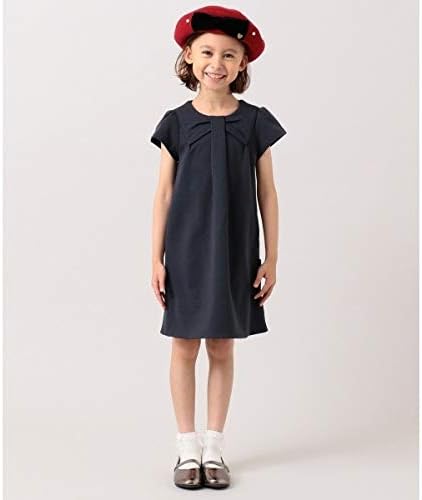 Amazon 組曲 キッズ Kumikyoku Kids 150 160cm ミラノリブ ワンピース ネイビー系 150 ワンピース チュニック 通販