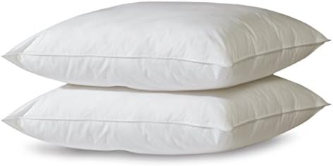 Philly Linens Super Plush Pillow Dust Mite Resistant Down Alternative Standard Size (2 Pack) White Solid Pillow 3D hollow 700 GMS Hypoallergenic, Siliconized Fiberfill