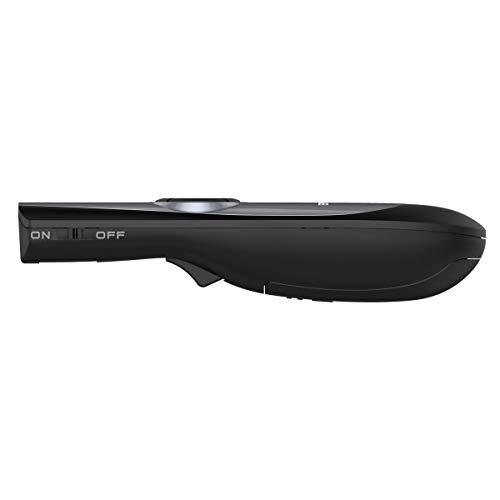 BYEASY Presentation Clicker with Green Laser and Volume Control, RF 2.4GHz Wireless Presenter Remote 100 FT with case, USB PPT Clicker for Google Slides, PowerPoint and More