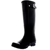 Womens Original Tall Gloss Winter Waterproof Wellies Rain Wellington Boots
