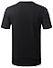 URBANCREWS Mens Hipster Hip Hop Dollar In 100 Crewneck T-Shirt BLACK XLARGE