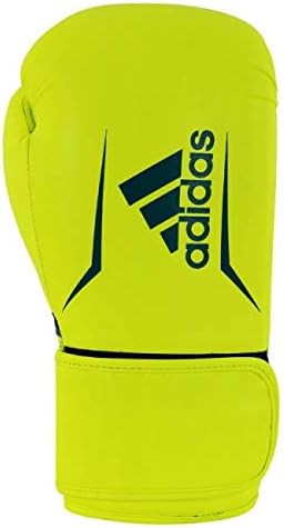 adidas Adult Speed 100 - Yellow/Blue 8 oz; adSBG100 Boxing Gloves - Image 4
