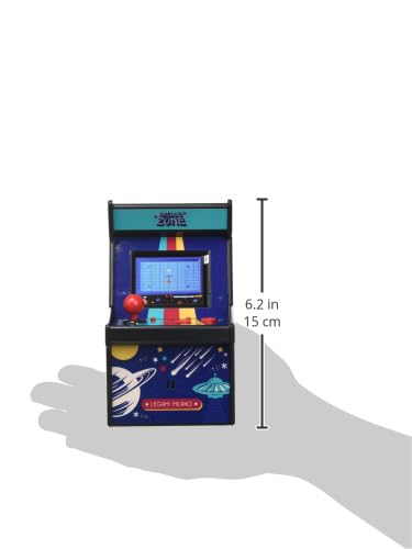 Legami - Mini Videogame Arcade, 240 Games, with Lights and Sounds, Adjustable Volume, English Language, Colour Screen, 8.5 x 15.4 cm