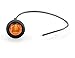 TMH (Pack of 20 3/4 Inch Mount Amber LED Clearance Bullet Marker lights, Side LED marker lights for trailer Truck RV Car Bus Van