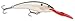 Rapala Deep Tail Dancer 11 Fishing lure, 4.375-Inch, Bleeding Pearl
