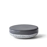 Hosley Lichen Bowl / Box 5.5 Inch Diameter Charcoal