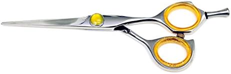 Feather Care Shears Razor,Barber Hair Cutting Scissors / Shears Japanese Stainless, Steel Hair Scissors – Mustache Scissors and Barber Scissors with Fine Adjustment Screw, (5.5 Inches, Colors 4)
