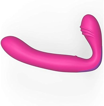 Strapless Strapon Jumping Toys for Women Double Motor Comfortable Rivacy Va-ginal Privacy Privacy Funny Toys for Couple,Red