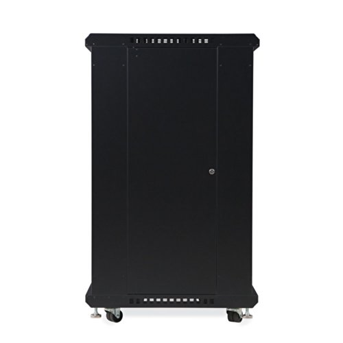 22U LINIER Server Cabinet - Solid/Vented Doors - 24" Depth
