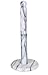 Cook N Home White Marble Paper Towel Holder, 12.5 By 5.5-Inch