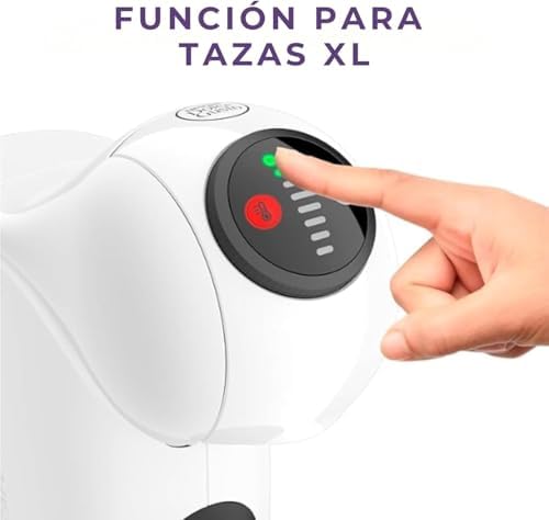 Krups nescafé dolce gusto genio s - máquina de cápsulas multi-bebidas, compacta, alta pressão, tamanho xl, expresso com creme, 30 segundos, parada automática, branco, + 3 pacotes de café sortido