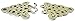 Gold Filigree Trivet Cloak Clasp