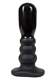 Doc Johnson Titanmen - Trainer Tool #2 - Smooth Rippled Plug - 5.9 in. Long and 1.3 in. Wide - Prostate Stimulating Anal Toy - Butt Plug