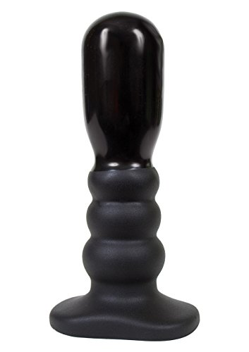 Doc Johnson Titanmen - Trainer Tool #2 - Smooth Rippled Plug - 5.9 in. Long and 1.3 in. Wide - Prostate Stimulating Anal Toy - Butt Plug