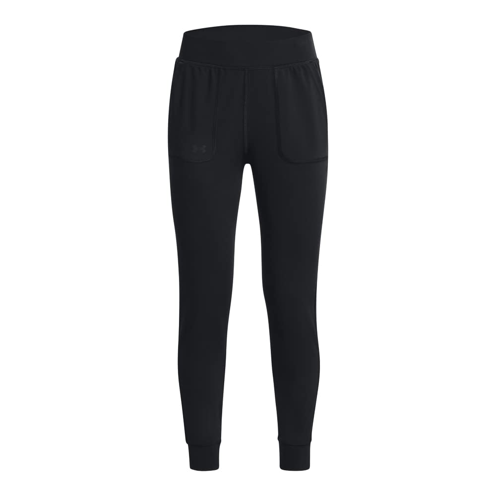 Under Armour Girls’ Motion Joggers, (001) Black / / Jet Gray, Small