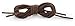 OrthoStep Waxed Very Thin Dress Round Classic Brown 36 inch Shoelaces 1 Pair Pack