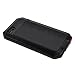 iPhone 5S/SE Case,Mangix Gorilla Glass Luxury Aluminum Alloy Protective Metal Shockproof Heavy Duty Cover Shell Case Skin Protector for Apple iPhone 5/5S/SE (Black)