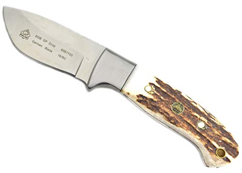 Puma SGB SP Drop Hunter Stag Hunting Knife with Leather Sheath