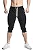 MAIKANONG Men's 3/4 Training Pant Cotton Sweatpants Jogger Pants Tapered Joggers