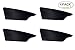 TuckVisor BLACKOUT Windshield Sunshade Car Sun Window Shade Visor Shades Sunshade Visors Extender 4 Pack
