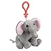 Elephant Plush Elephant Stuffed Animal Backpack Clip Toy Keychain Wildlife Hanger by Wildlife Artists
