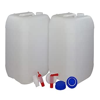 Bidón Garrafa con Grifo 25 litros. Apta para uso alimentario ...