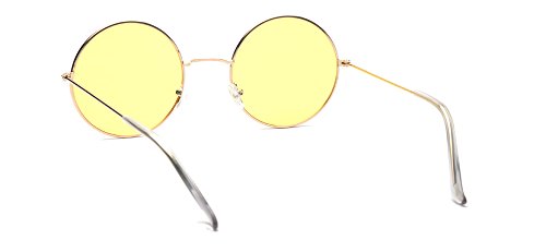 ALWAYSUV Metal Full Framem PC Round Circle Mirror Lens Retro John Lennon Glasses