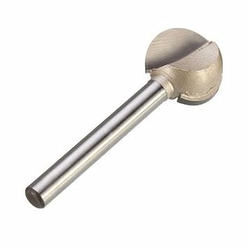 Generic 6Mm Shank 14Mm Steel Ball Cutter Woodworking Milling Cutter Carving Tool