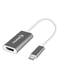 doitby USB C a adaptador HDMI tipo C a HDMI convertidor 4 K conector de aleación de titanio para portátil de Macbook pro, Chromebook, Samsung S8 S9 Note 8 teléfonos, HP Tablet, etc. [Thunderbolt 3 Compatible], color gris, gris