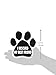 Imagine This Paw Car Magnet, I Rescued My Best Friend, 5-1/2-Inch by 5-1/2-Inch