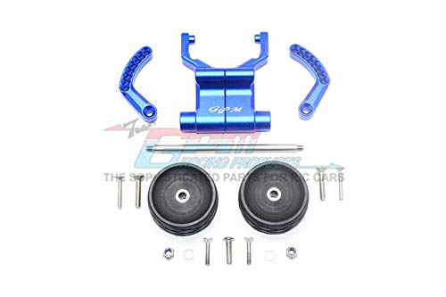 GPM Traxxas E-Revo VXL 2.0 / E-Revo Brushless Upgrade Parts Aluminum Rear Adjustable Wheelie - 1 Set Blue