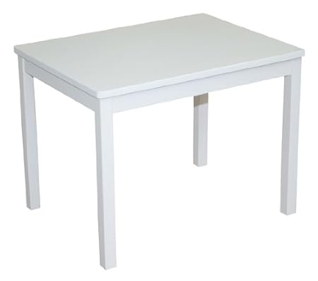 roba Kindertisch, Tisch weiß zum Spielen, Basteln & Malen im Kinderzimmer, HxBxT: 51x66x50 cm