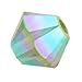 Swarovski Crystal, #5328 Bicone Beads 4mm, 24 Pieces, Pacific Opal AB 2X