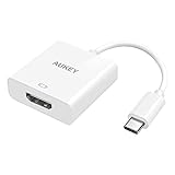 AUKEY USB C to HDMI Adapter, 4K, 1080P Supported for MacBook and Google Chromebook Pixel