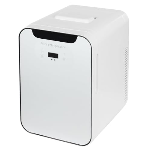 20L Mini Fridge with Temperature Control for Skincare, 220V Thermoelectric Cooler and Warmer for Drink Office Dorm Bedroom Car (20L)
