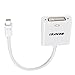 Mini DisplayPort(Thunderbolt) to DVI Adapter, BENFEI Mini Display Port to DVI Converter Male to Female Adapter Cable Compatible with ThinkPad SurfacePro PC
