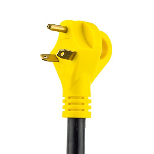 Proline Heavy Duty 50-FT 30AMP RV Power Extension Cord with Twist Lock Connector 10/3 STW (50FT)